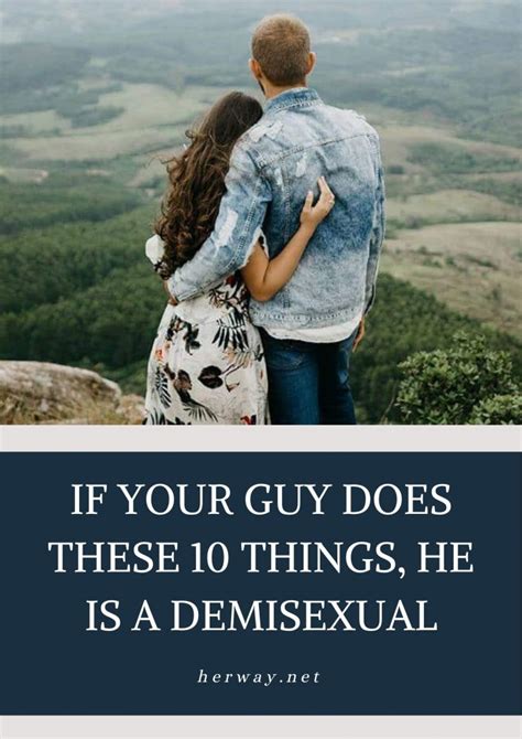 dating a demisexual man